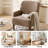 28.7" Upholstered Armchair With Tight Back And Solid Wood Legs-23430776