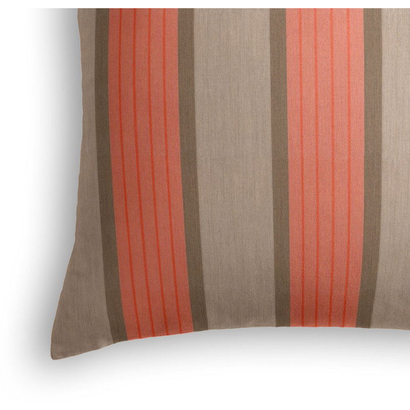 Sunbrella Cove Indoor Outdoor Square Pillow Cover & Insert, 20" x 20", Pebble