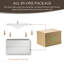 Meuble-lavabo mural 24 po avec lavabo, meuble-lavabo mural avec lavabo à surface solide et tiroirs à fermeture en douceur entièrement assemblés, gris cendré-1356177509-1356177529
