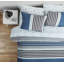 Ensemble d'édredon réversible en coton bleu Rendon de Nautica-29149309