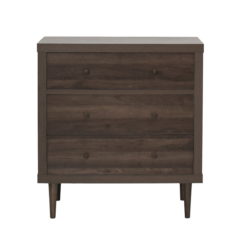 Commode 3 tiroirs, Noyer