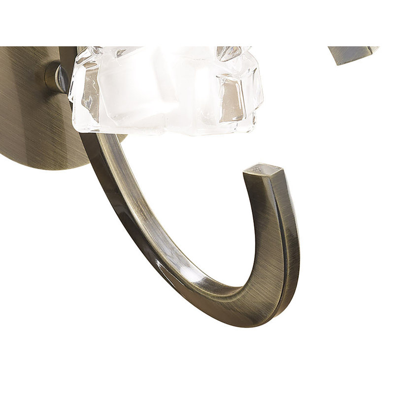 Klingensmith Armed Sconce, Antique Brass, No