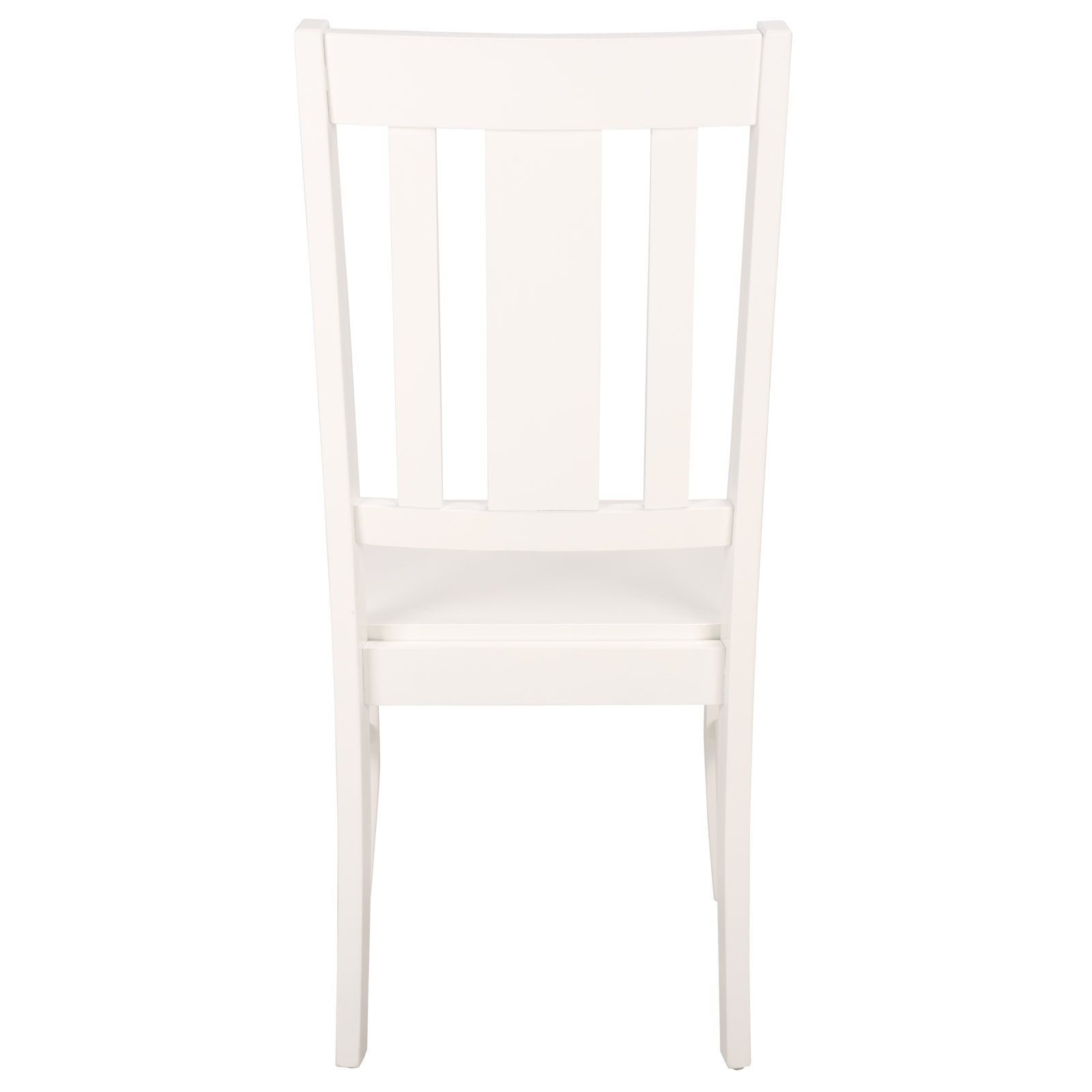 Sam Slat Back Side Chair, White