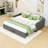 Twin Daybed with Pop-Up Trundle-376579337