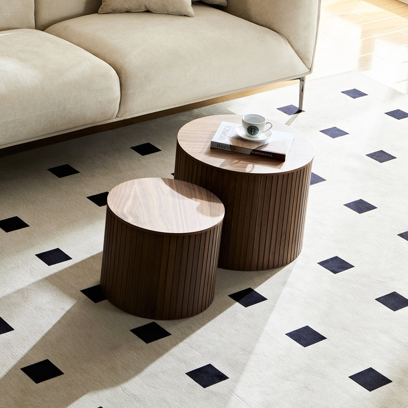 Kerry 2-Piece MDF Nesting Coffee Table Set