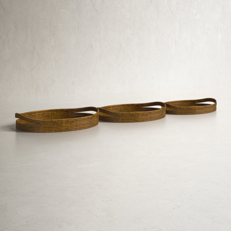 Alderfield Wicker Tray - Set of 3
