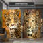 6 Ft. Tall Double Sided Peacocks Canvas Room Divider-1037868836
