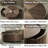 Round Coffee Table With 2 Storage Drawers And Heavy Duty Base-1906316030-1891732415