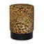 Ardmore Velvet Fabric Pouf on Black Metal Base-1445822858