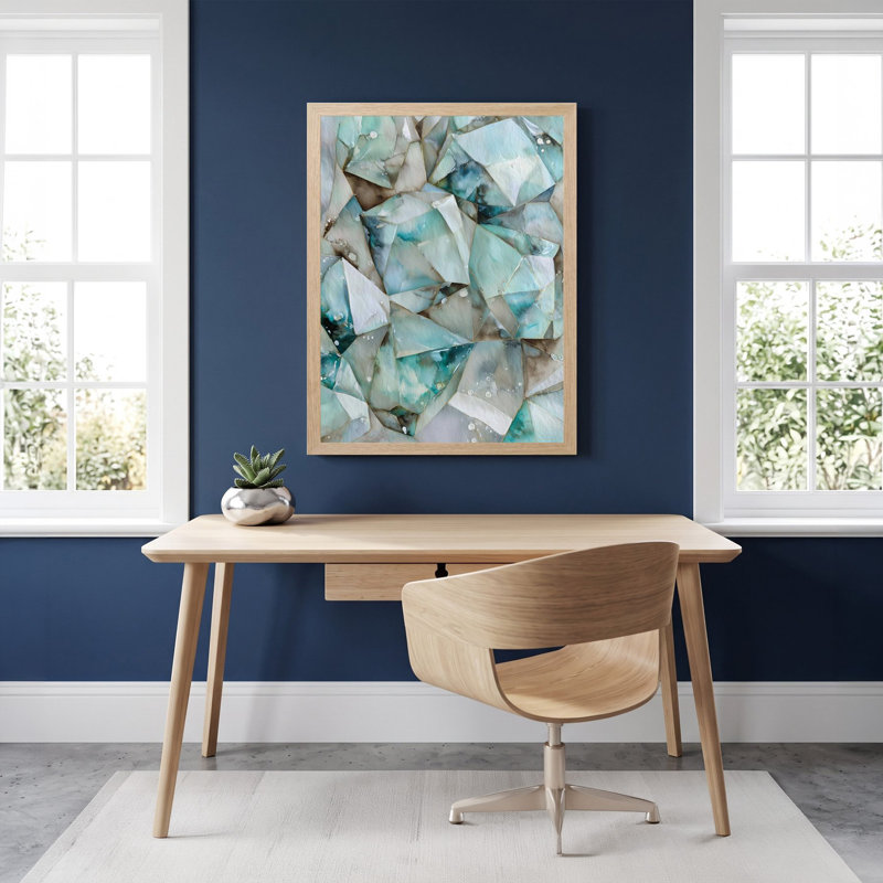 The Abstracted Gem, 30" H x 40" W