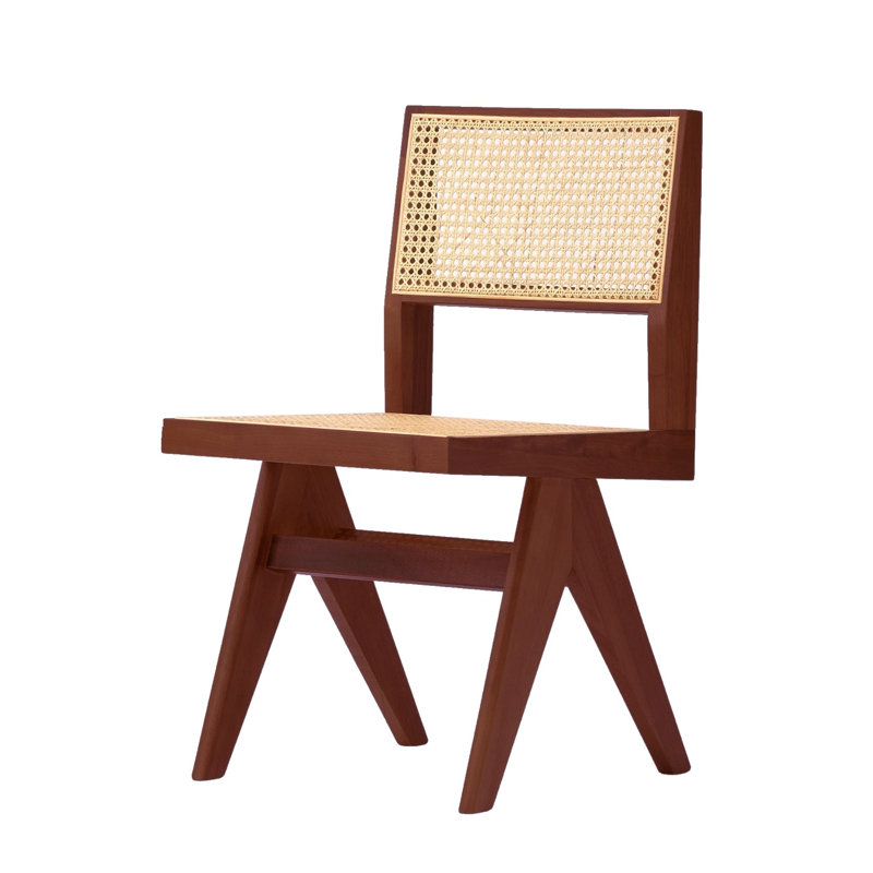 Chaise d'appoint Aminatou, Noyer