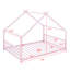 Structure de lit en métal avec toit classique-129109605
