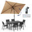 Parasol de marché rectangulaire 10 pi Barrios-529309433