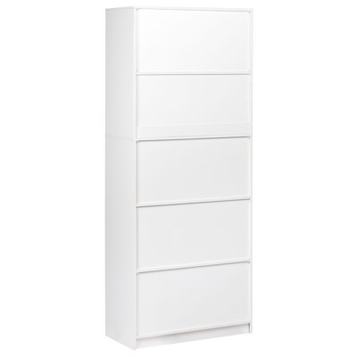 Almaguer 197cm H x 80cm W Particle Board Bookcase
