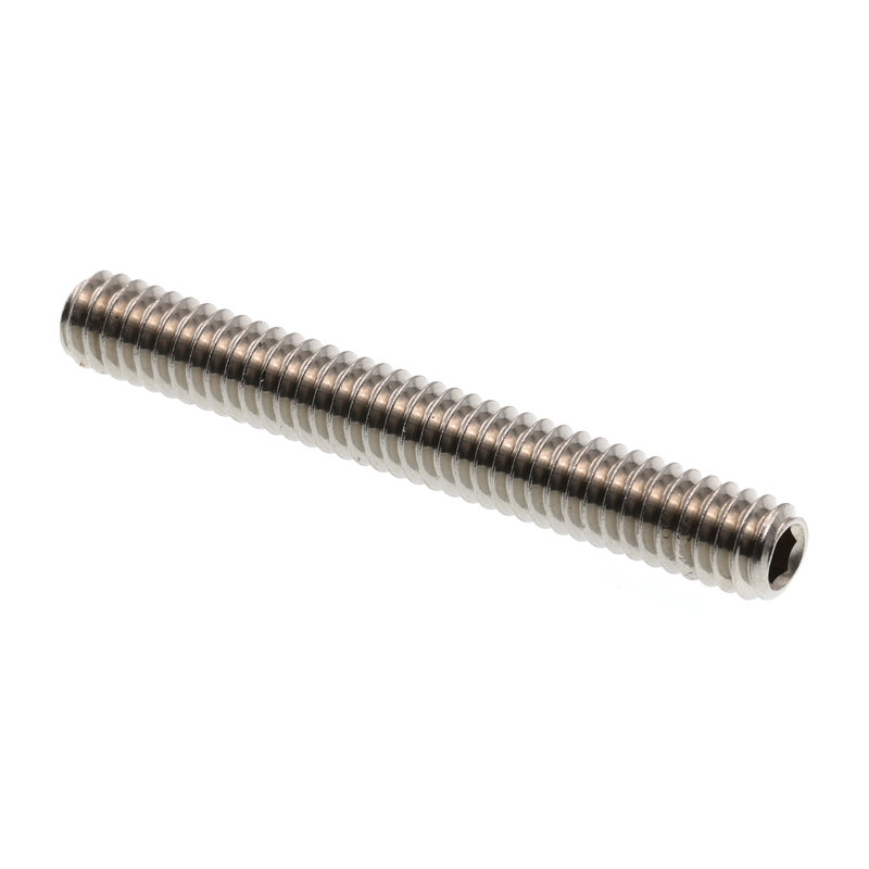 Socket Set Screws, 1/4 in-20 X 2 in, Grade 18-8 Stainless Steel (10 Pack), 4.25" H x 2.9" W x 0.4" D, Stainless Steel