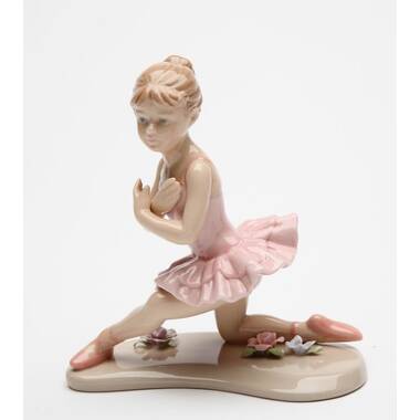 Nao by Lladro Seated Ballerina Girl Porcelain Figurine Sculpture