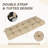 Aoodor Outdoor Polyester Tufted Bench Cushion-2004017899-2002202485