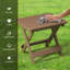 Table d'appoint pliable d'extérieur Adirondack, table de bout de patio pour le jardin près de la piscine, table basse résistante aux intempéries - plastique haute densité en plastique-1979839243