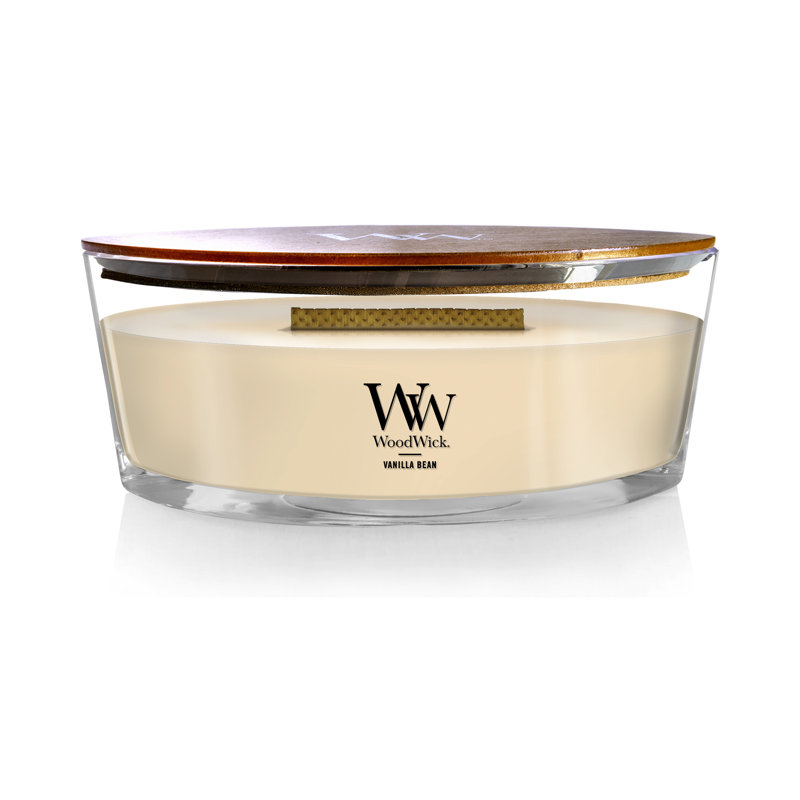 Bougie WoodWick® Chai Ellipse, Brun clair