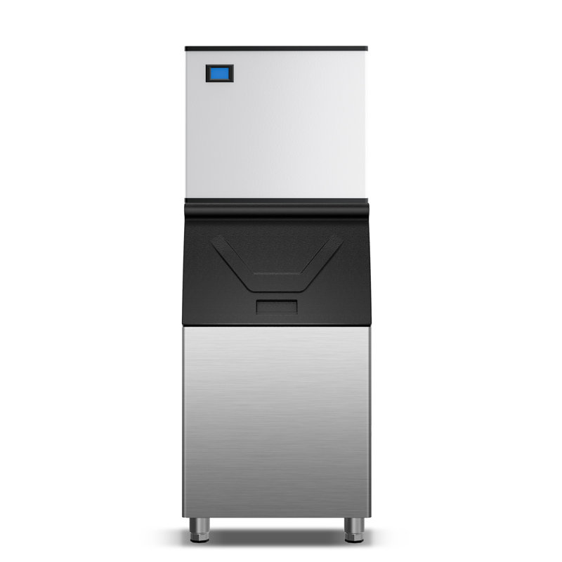 Commercial Ice Maker Machine, 800lbs/24h Ice Making Machine With 500lbs Large Storage Bin, Auto Self-cleaning Ice Maker Machine With Touchscreen For Bar Cafe Restaurant Business Commercial