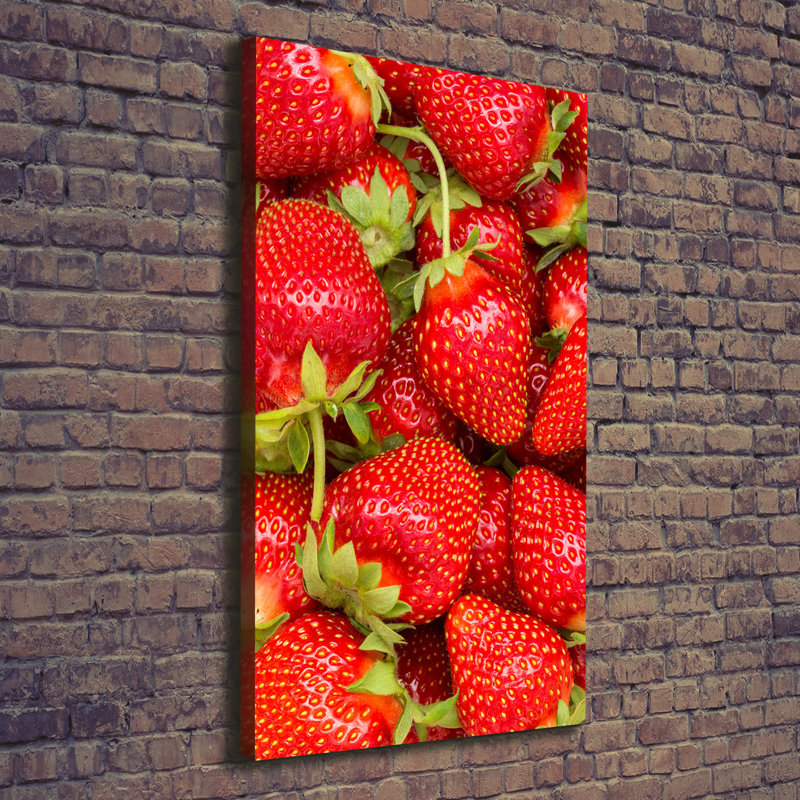 Strawberries - Wrapped Canvas Print