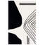Tapis ivoire / noir Felipe-70712250
