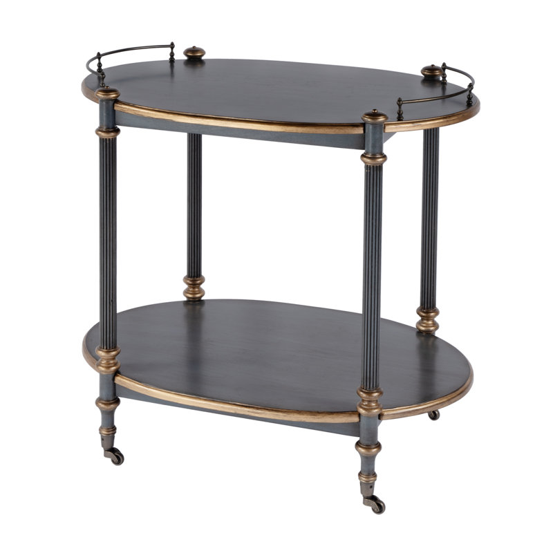 Keating Serving Cart, Blue