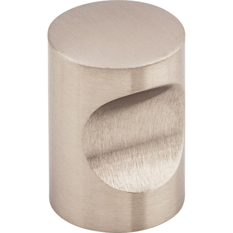 Round Stainless Steel Modern Cabinet Knob with Mounting Hardware