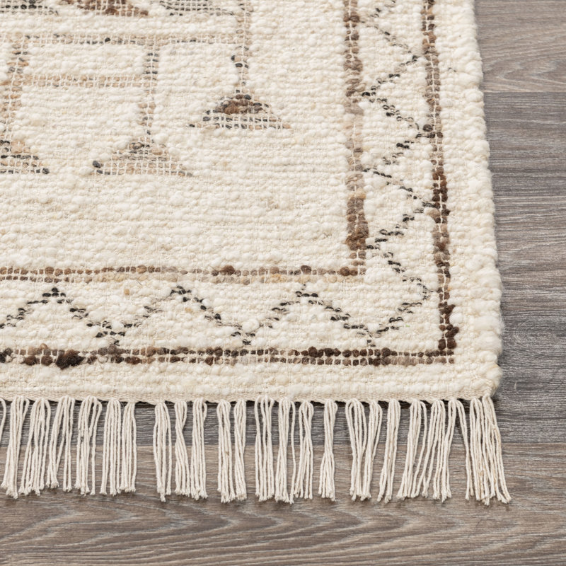 Gazi Wool Blend Handwoven Accent Rug, Rectangle 2' x 3'