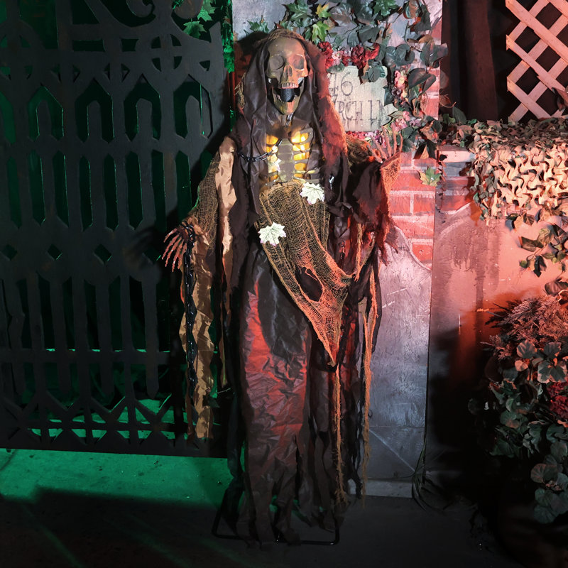 «Haunted Hill Farm» 5 pi 2 po Sonic Reaper Halloween avec lumière DEL jaune
