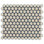 Eden 1" Rimmed Hexagon Polished Porcelain Mosaic Tile