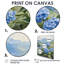 Hortensias dans la prairie de montagne I - art mural d'hortensias pour le salon-2042638085-2042638083-2042638140
