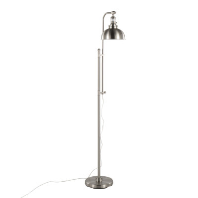 floor in nickel Metal 1-Piece Floor Lamp Black