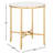 Myrtise Forged Metal Round Accent Table
