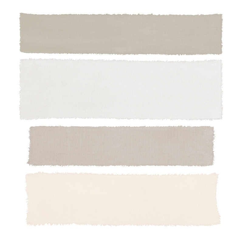 Tissage peint I Neutral On White Sq, H 36 po x l 36 po x P 1,25 po
