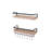 Turah 2 Piece Paulownia Bracket Shelf