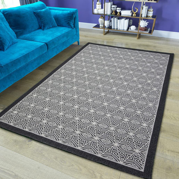 Chao Geometric Cotton Area Rug
