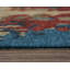 Tapis bleu / gris / brun en polyester touffeté à la main Tho-153067317