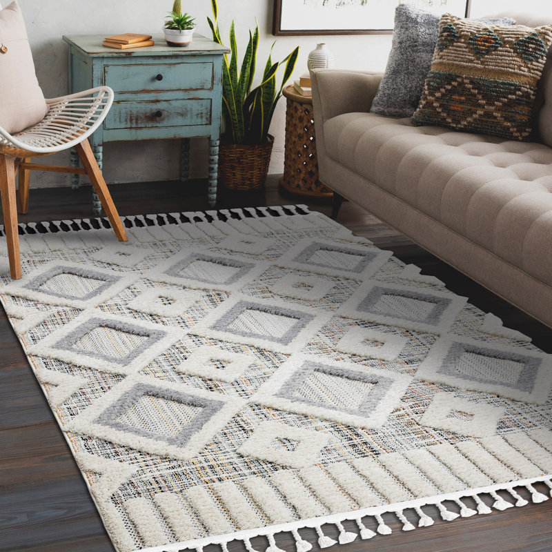Craman Geometric Area Rug, Rectangular 200 x 290cm