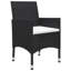  Ensemble de salle à manger noir, blanc crème-118505224-118505227