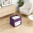 Foldable Storage Cubes With Clear Window & Handles, 8-Pack Fabric Bins For Closet, Shelf, And Home Organization-1424449101