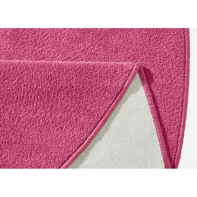 Fancy Pink Rug, Round 133cm