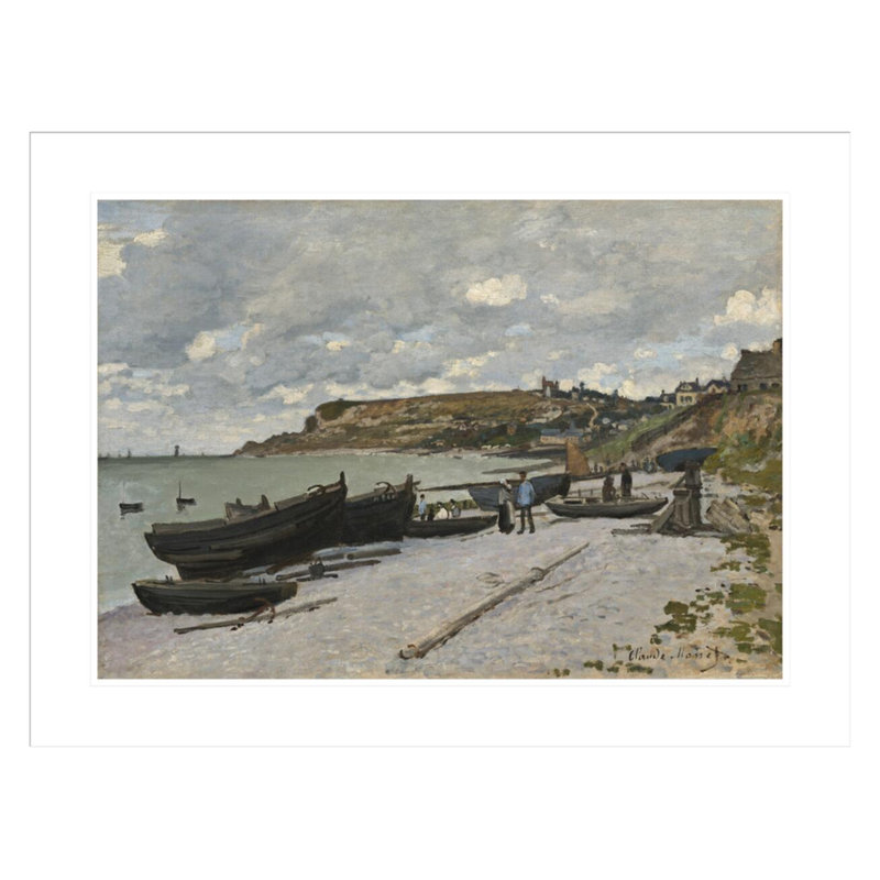 «Sainte-Adresse» par Claude Monet, impression giclée encadrée, H 22,59 po x l 29,5 po