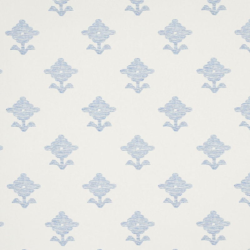 Papier peint Rubia, Bleu