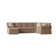Thames Upholstered U-Shaped Sectional