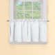 Sample Solid Textured Tier Window Curtain