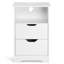 40cm W Manufactured Wood Bedside Table