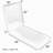 Outdoor 3'' Chaise Lounge Seat / Back Cushion-70178255-70178240