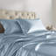 Ensemble de draps 6 pièces pour grand lit satin de luxe 100% satin satin-111014597-111014608