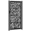 Barrière de jardin en acier vidaXL noir 105 x 205 cm-113055239-113055236